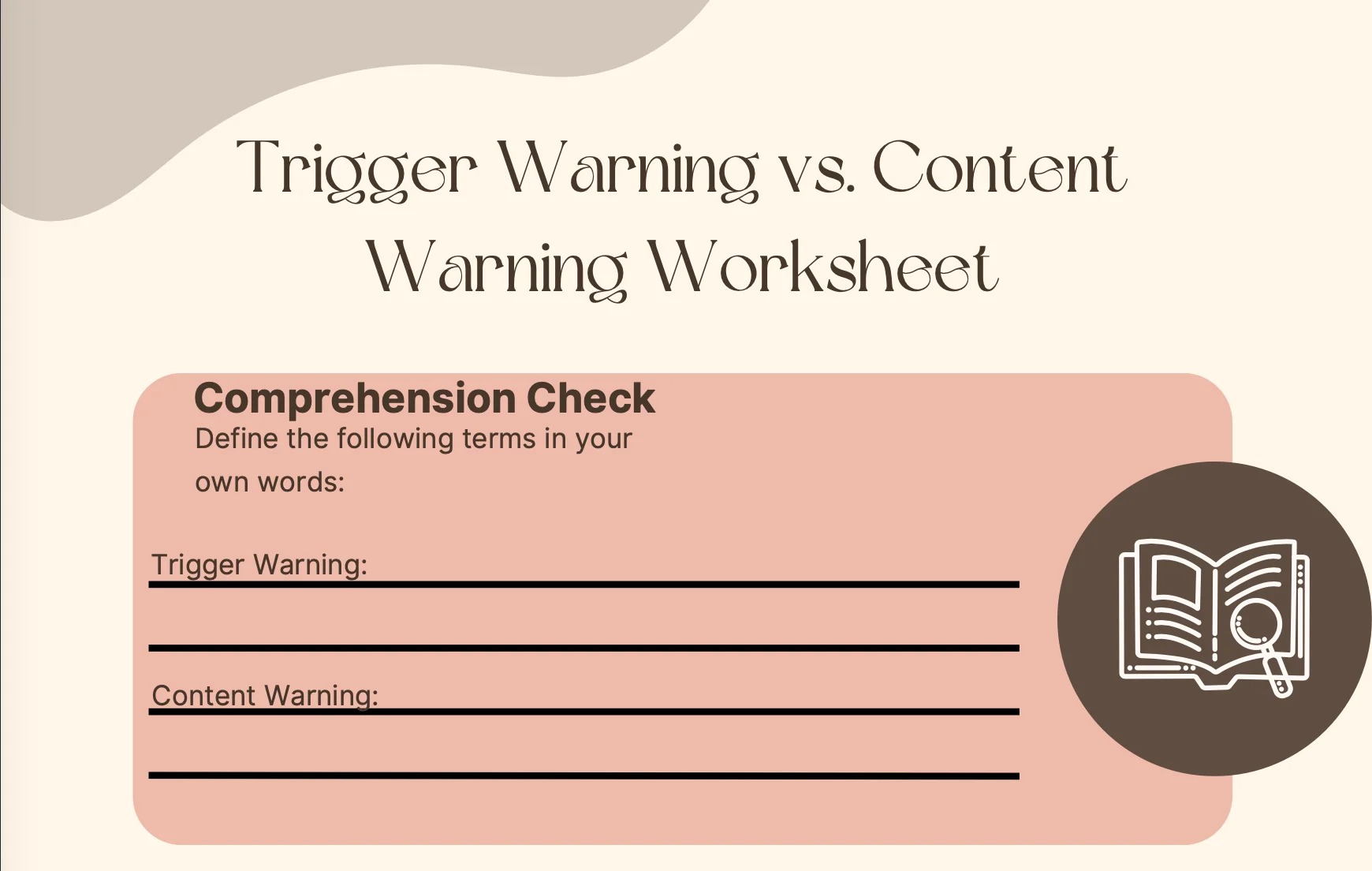Trigger & Content Warnings product image (1)