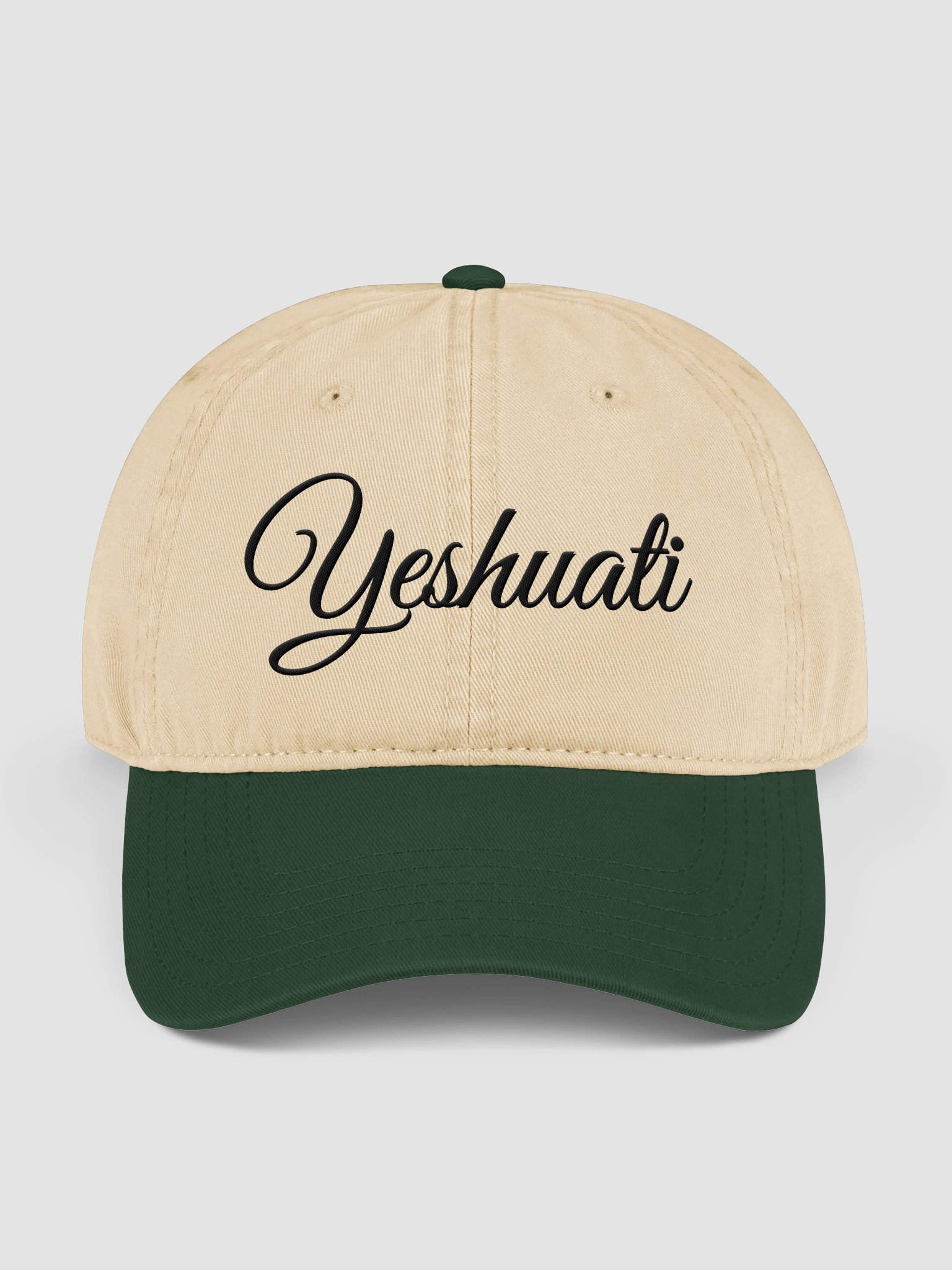 YESHUATI (My Salvation) [Black Letters] Cap product image (1)