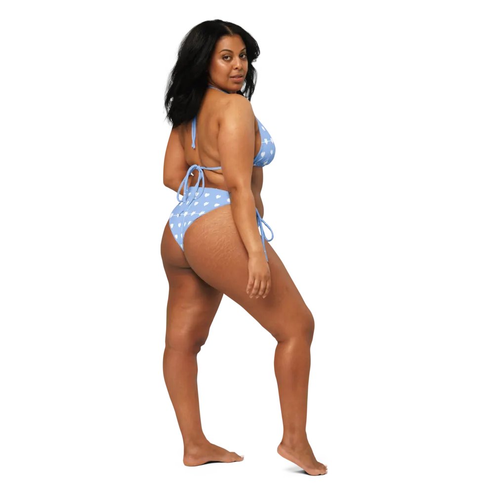 Pastel Heart Seamless Pattern String Bikini - v4 product image (3)
