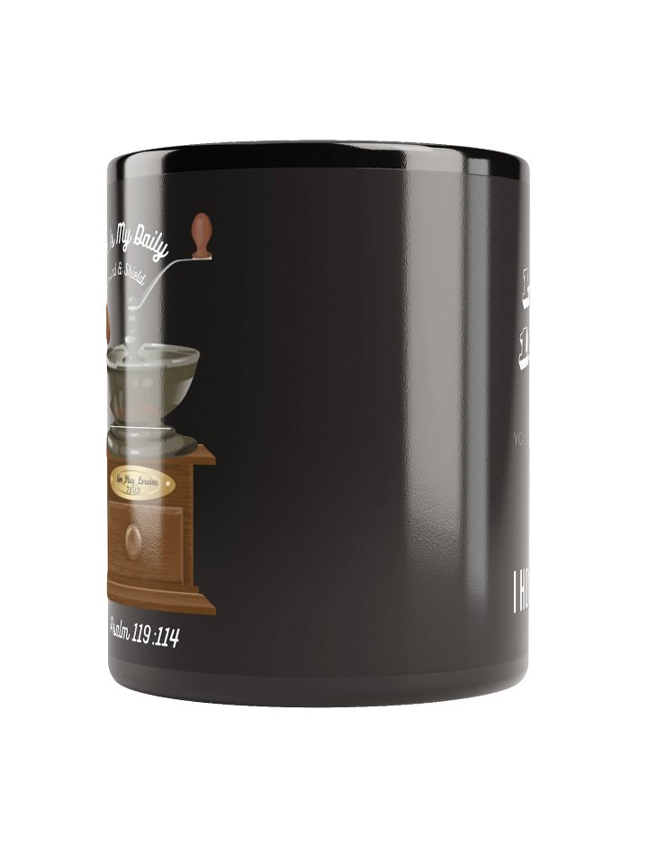 Brand/Logo With Psalm 119:114 Black Mug product image (3)