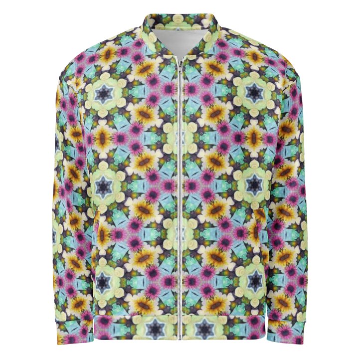 Kaleidoscopic Floral Bomber Jacket product image (2)
