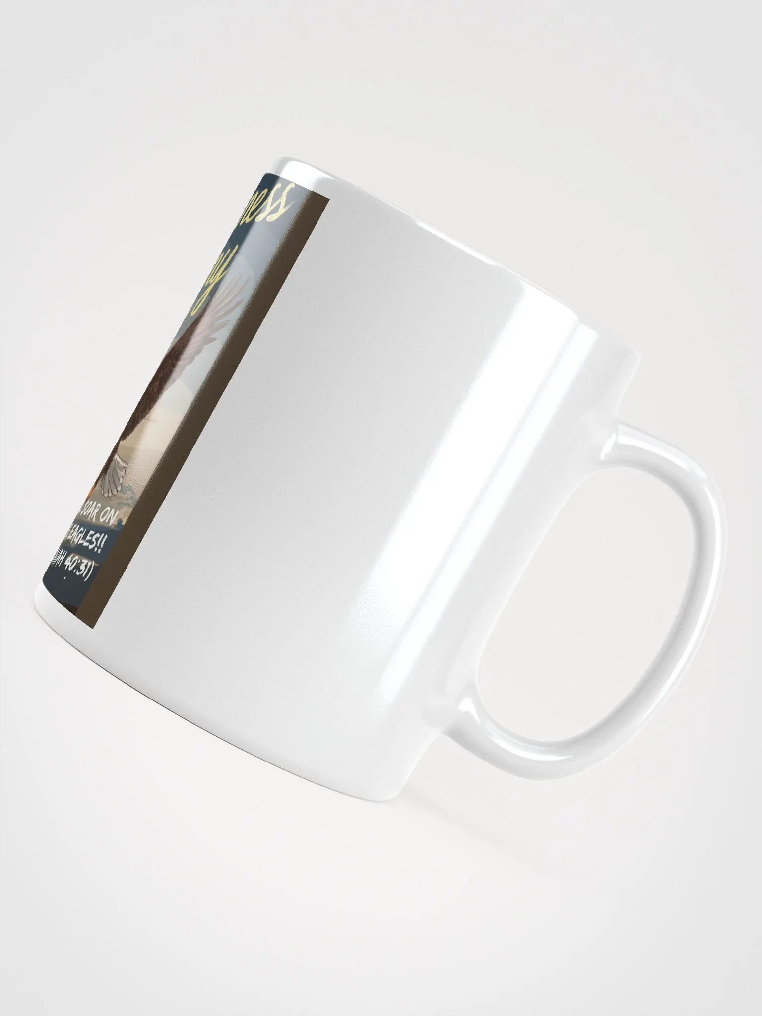 White Wilderness Army Soaring Eagles Glossy Mug product image (4)