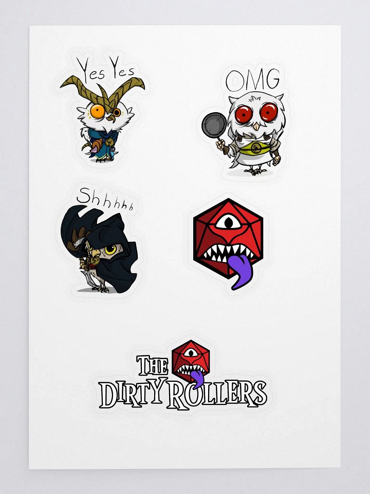 The Dirty Rollers Kerfuckles Sticker Pack 2 product image (2)