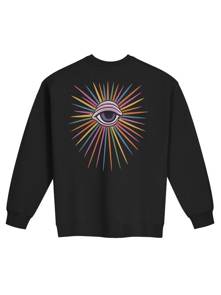 Men's PWR Radiating Eye Black Crewneck product image (2)