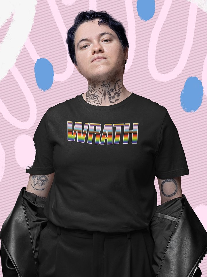 WRATH 2023 stripe unisex supersoft t-shirt product image (1)