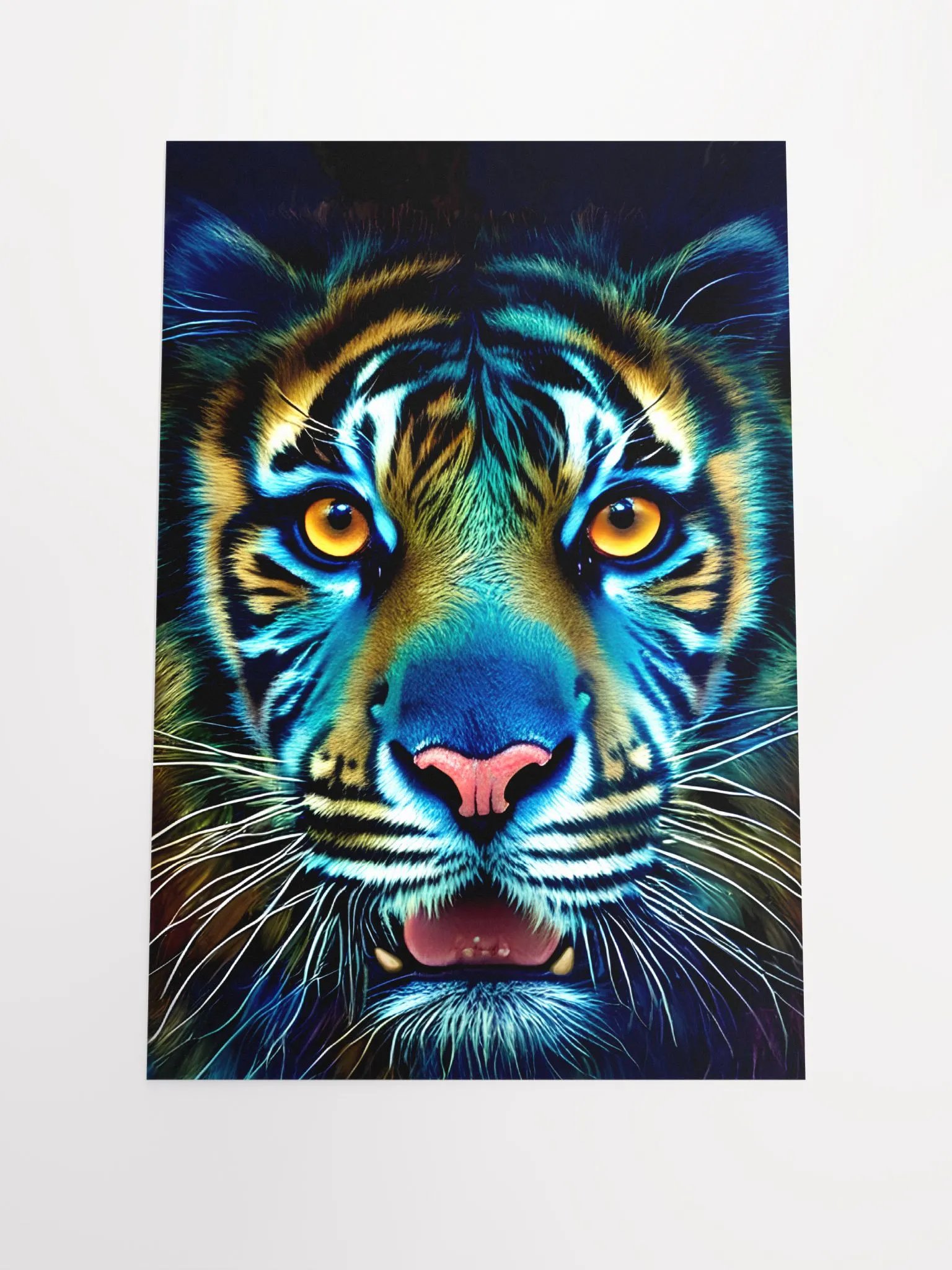 Sapphire Gaze - Fierce Tiger Poster product image (2)
