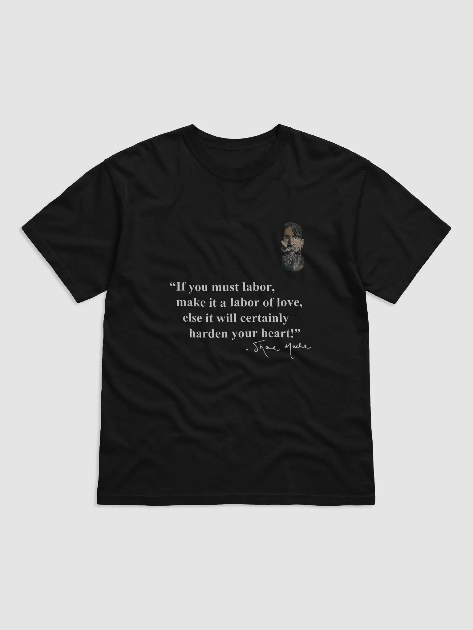 CajunSage Cotton T-Shirt (black) product image (3)
