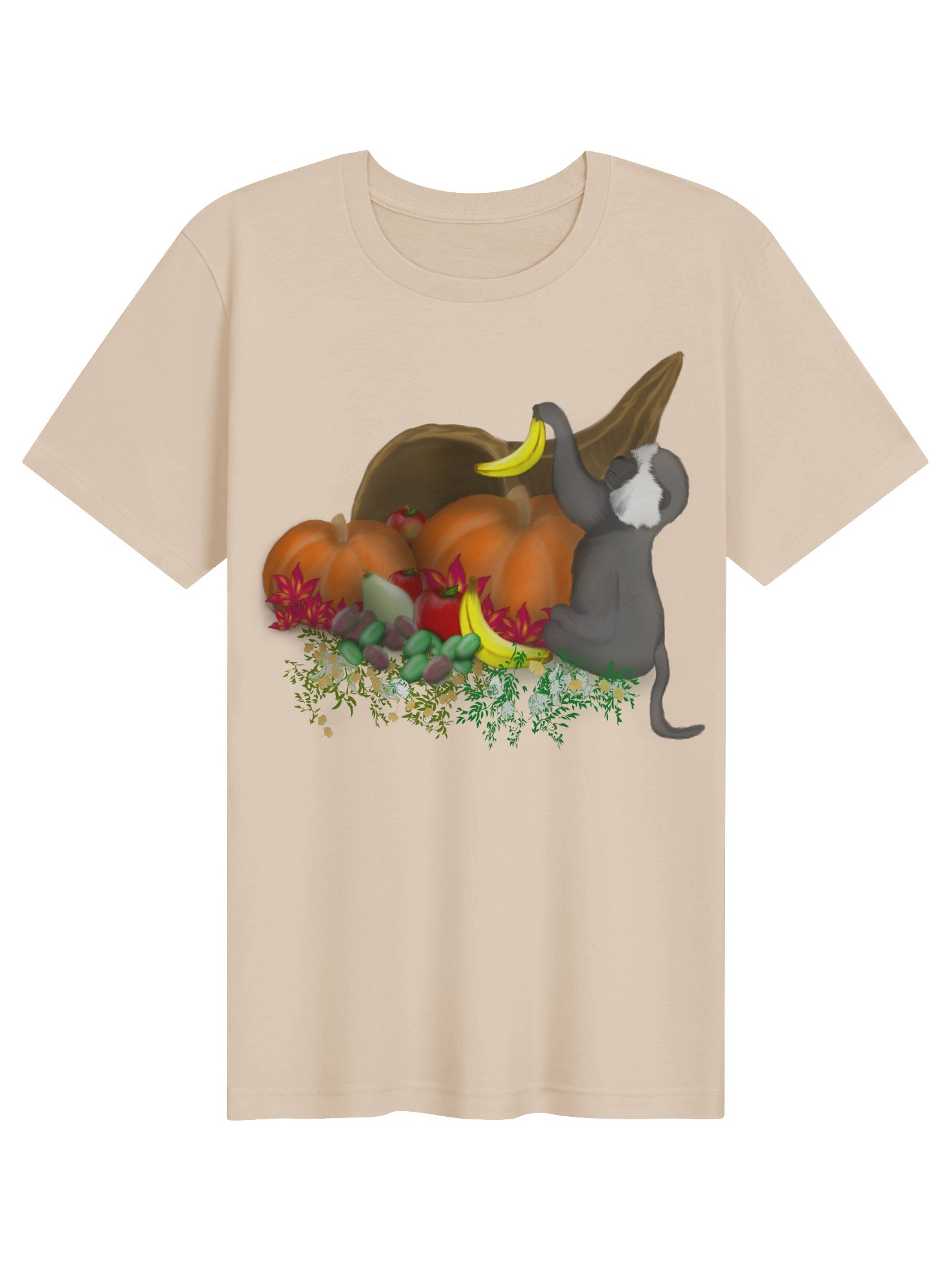 Monkey and Cornucopia T-Shirt. Women's Bella+Canvas Supersoft T-Shirt product image (1)