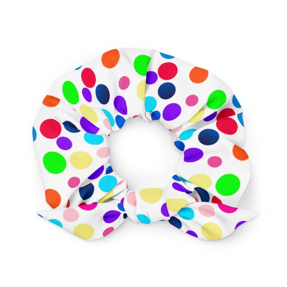 Multicolour circles All over print Scrunchie product image (4)