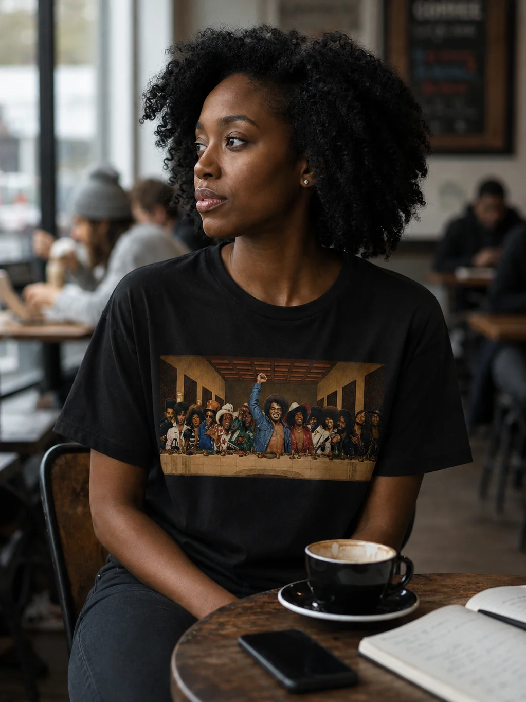 Retro 1970s Banquet Illustration Tee product image (5)