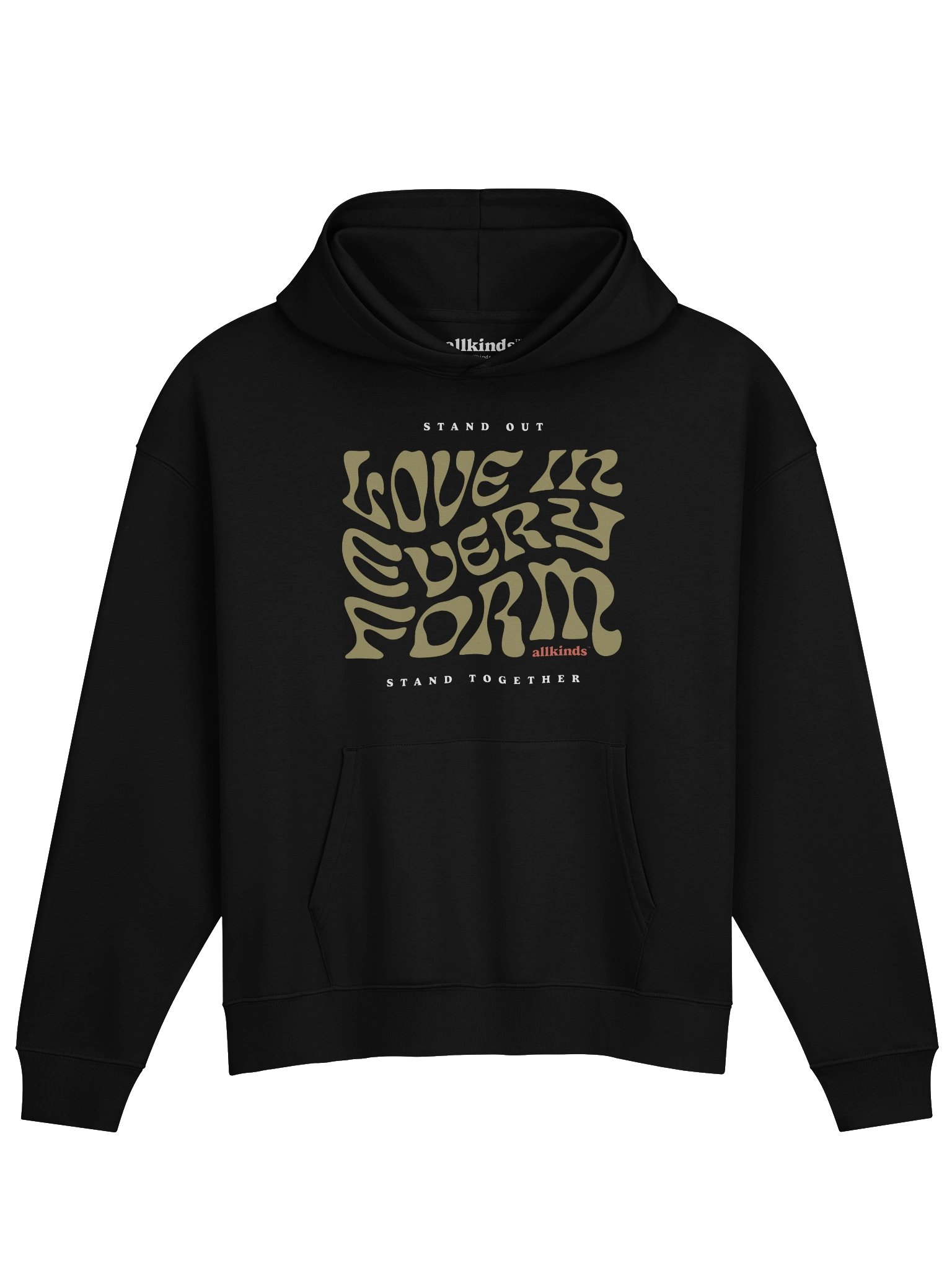 the 'love in every form' hoodie | dark product image (1)