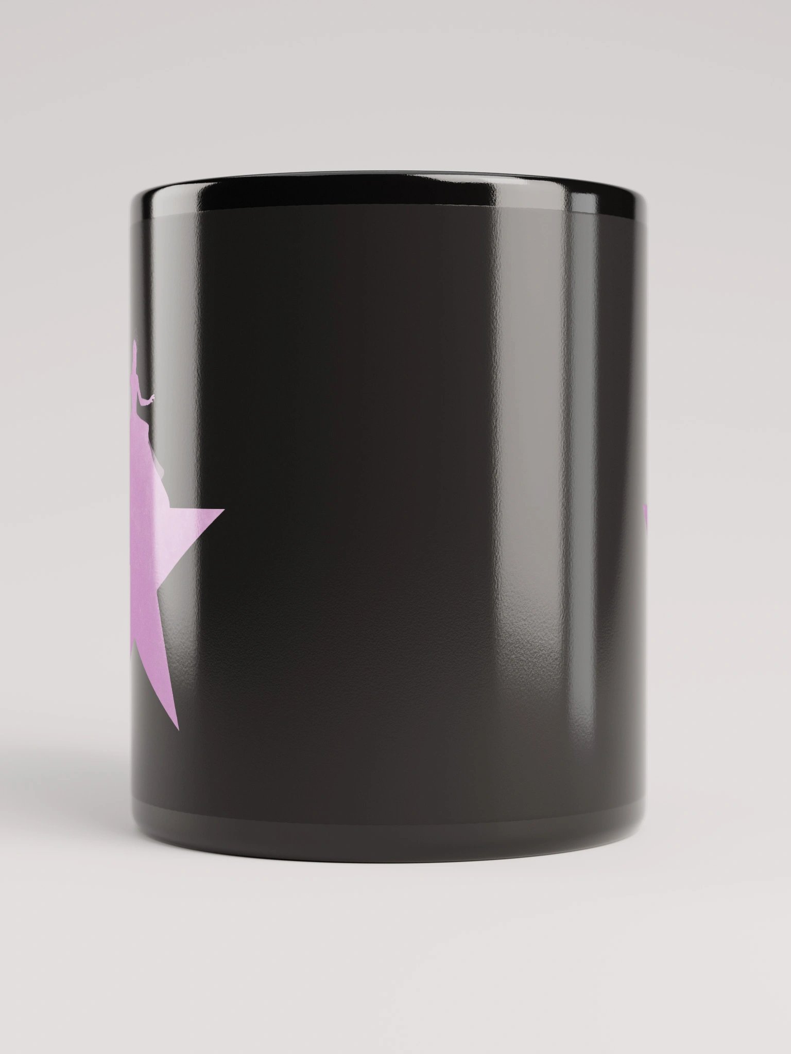 Glinda Star Mug – Black Glossy – Wicked Musical × Hamilton Iconic Mashup product image (6)