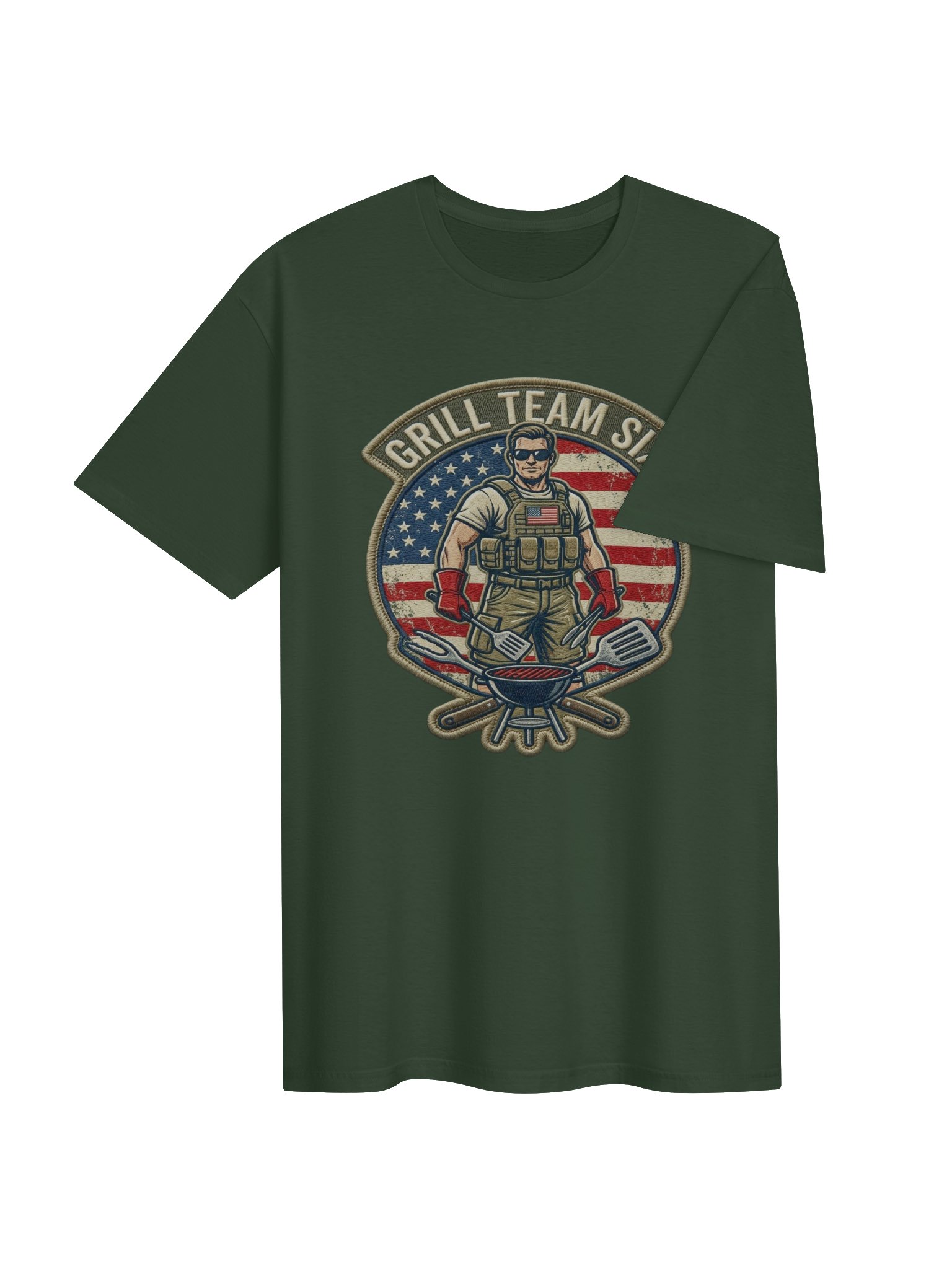 Grill Team Six BBQ Tee | USA T-Shirt product image (34)