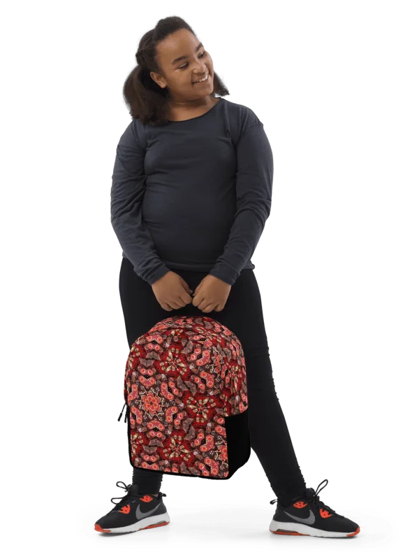 Kaleidoscope Bloom All-Over Print Backpack product image (3)