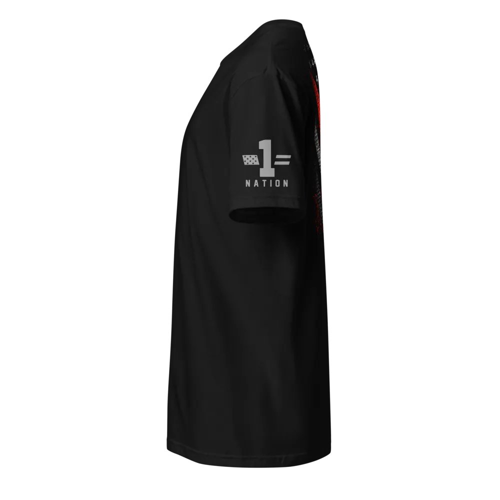 Thin Red Line Carbon Diagonal Flag product image (2)