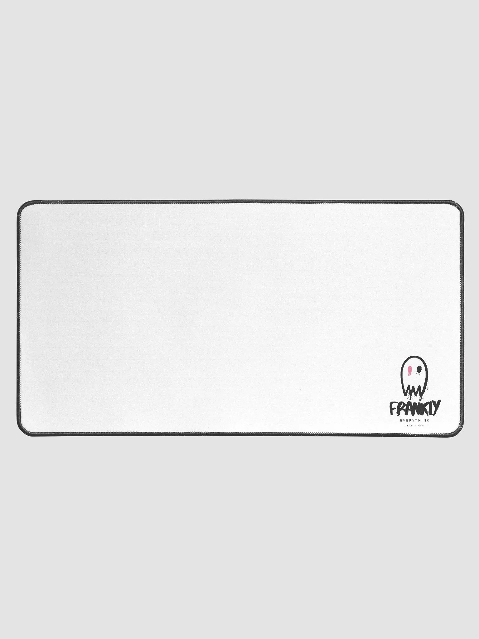 White Frankly Desk Mat 15.5" x 31.5" product image (2)
