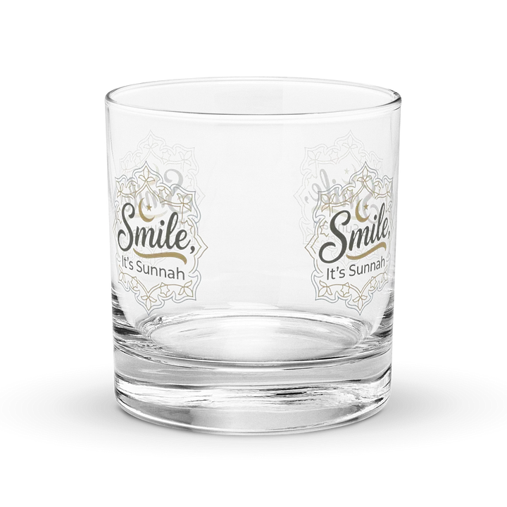 Smile it's Sunnah - Small Glass Cup product image (1)