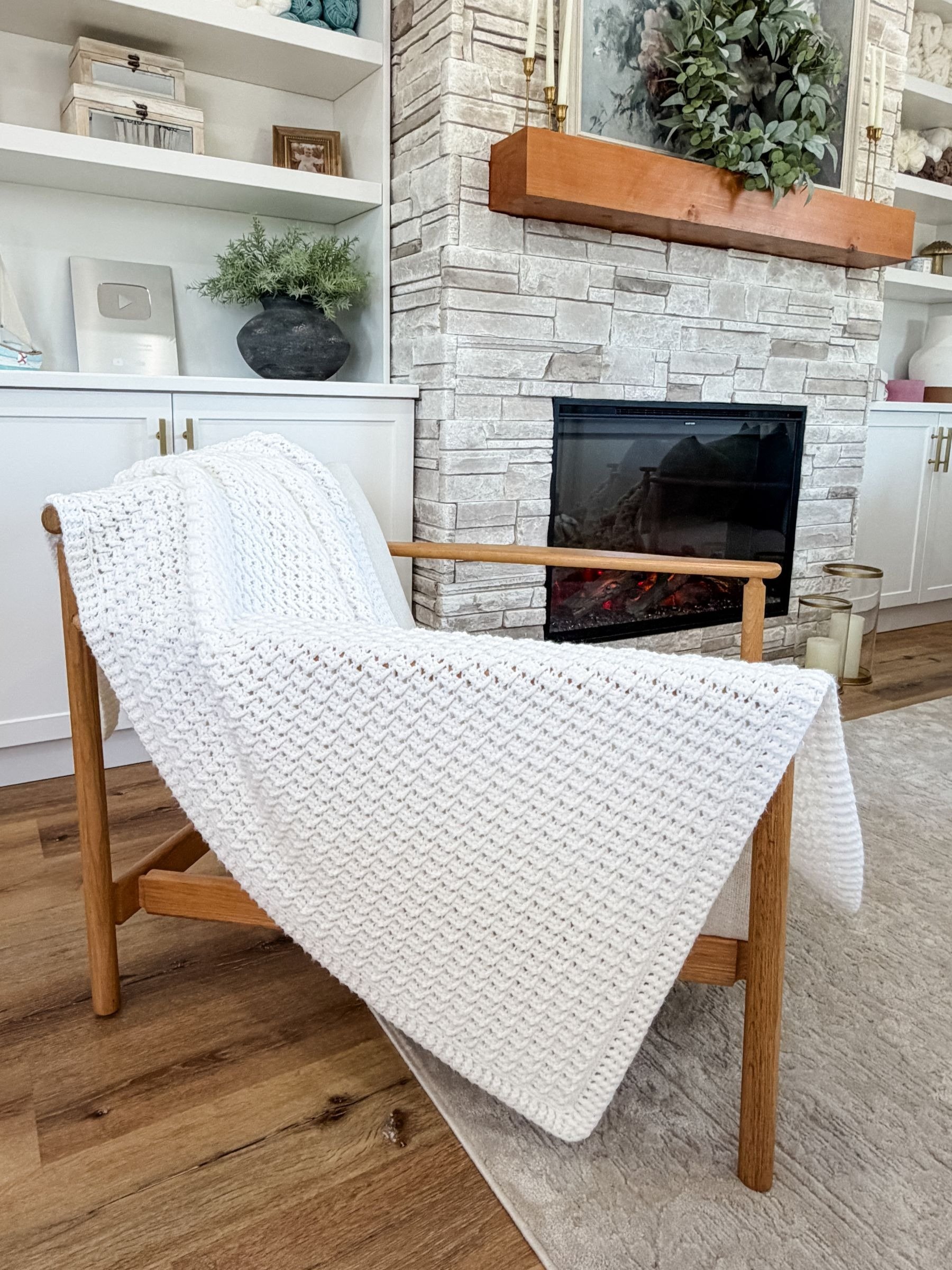Honey Weave Throw Crochet Pattern product image (3)