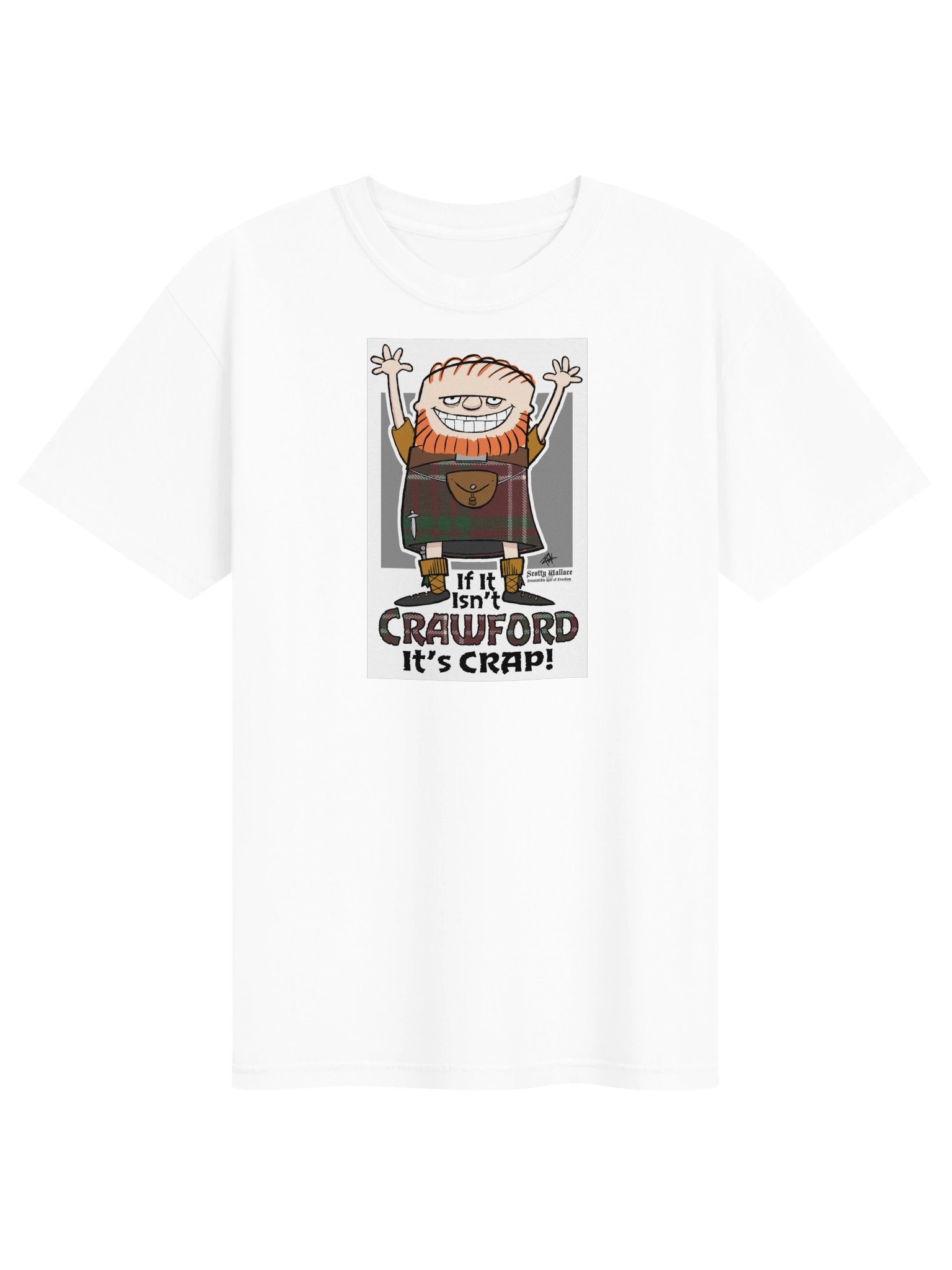 Crawford Clan Tartan - Funny Scottish Humor Scotty Wallace product image (235)
