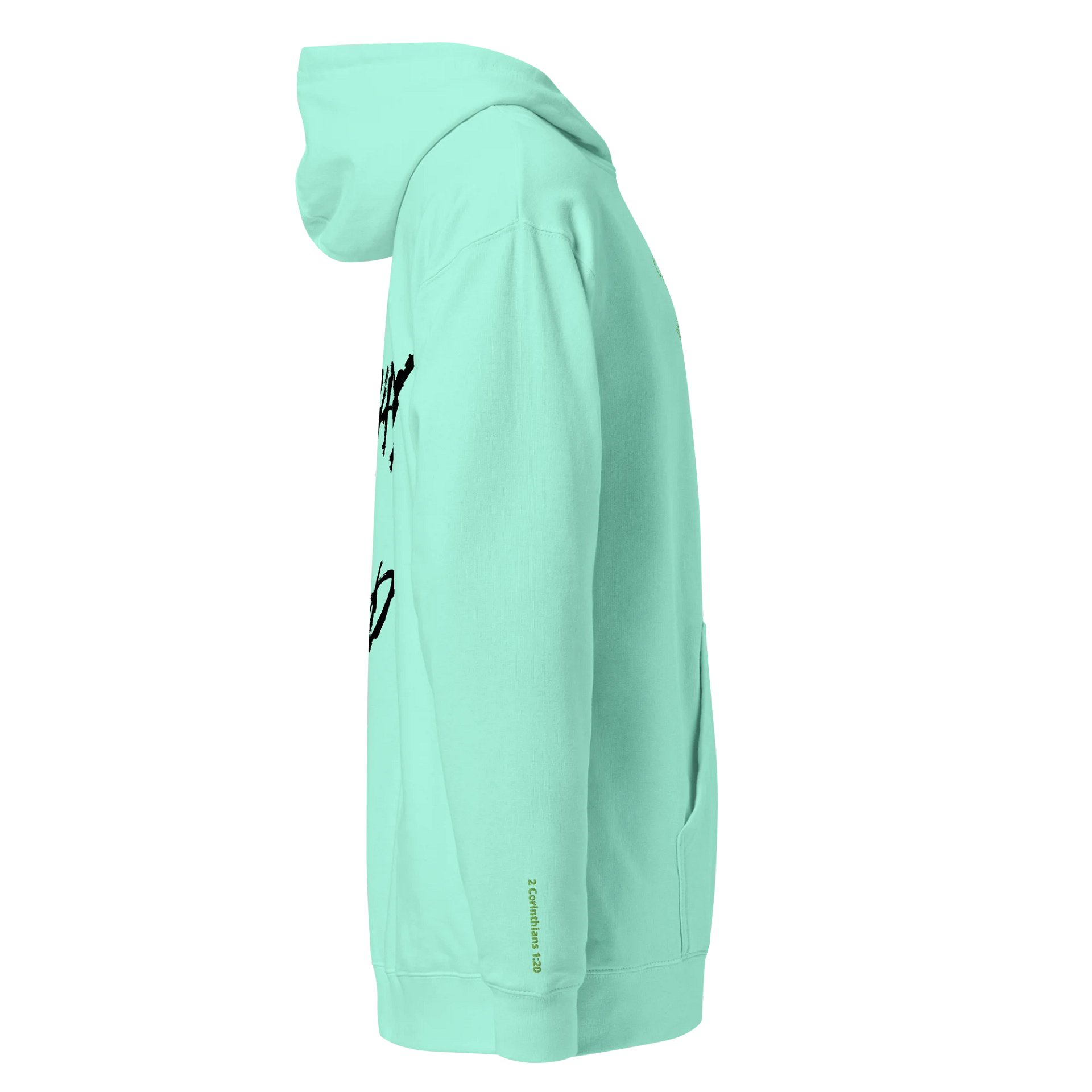 The Lives On HIGH | YTG STEALTH | UNISEX Hoodie | Mint green product image (6)
