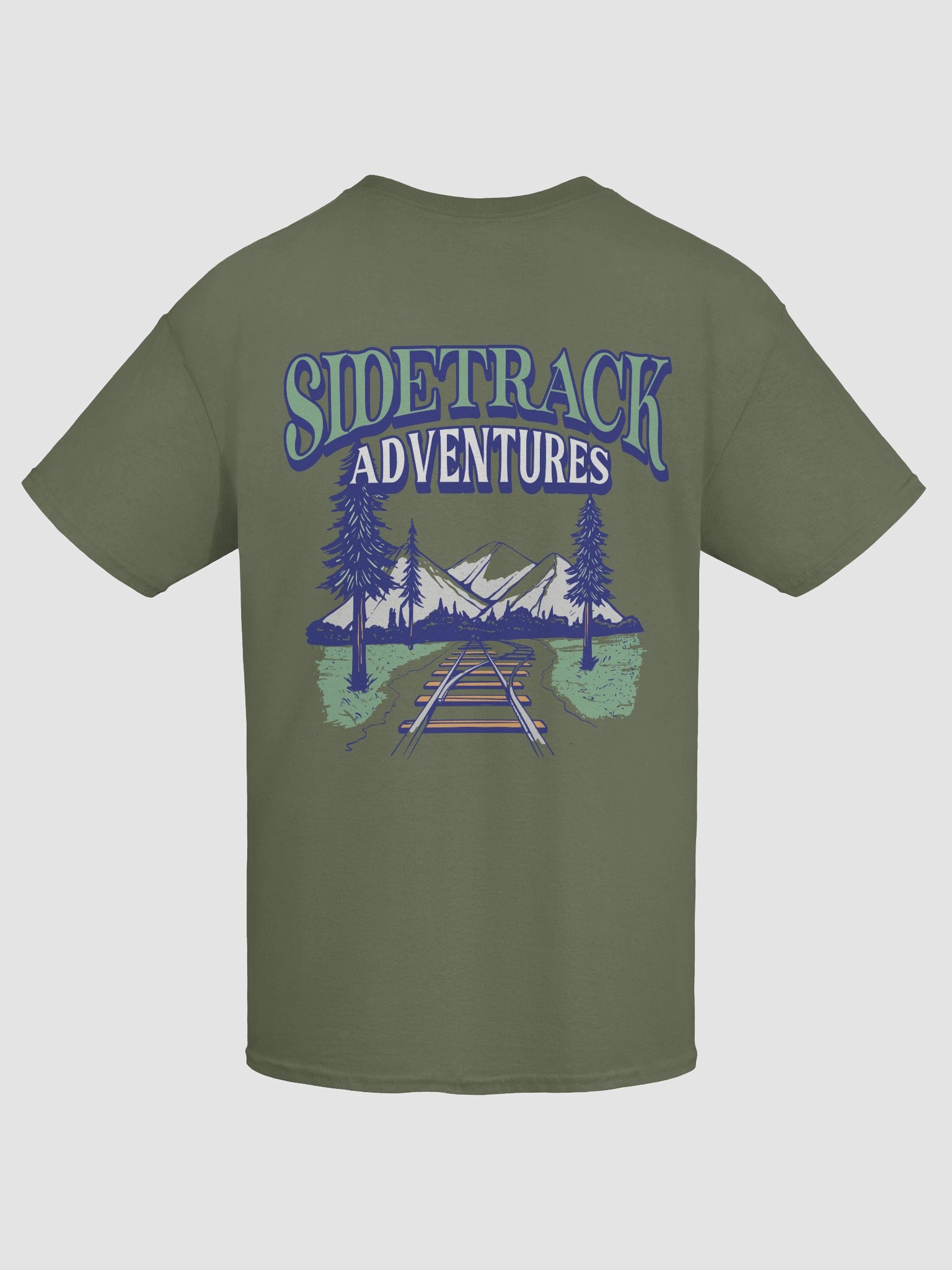 Back For 1 Month: Sidetrack Adventures Retro Logo Shirt with Design on Back product image (9)
