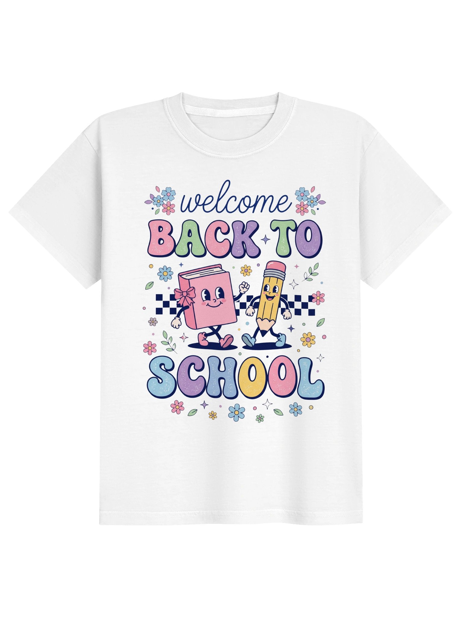 Welcome Back to School Shirt – Retro Pastel Tee product image (2)