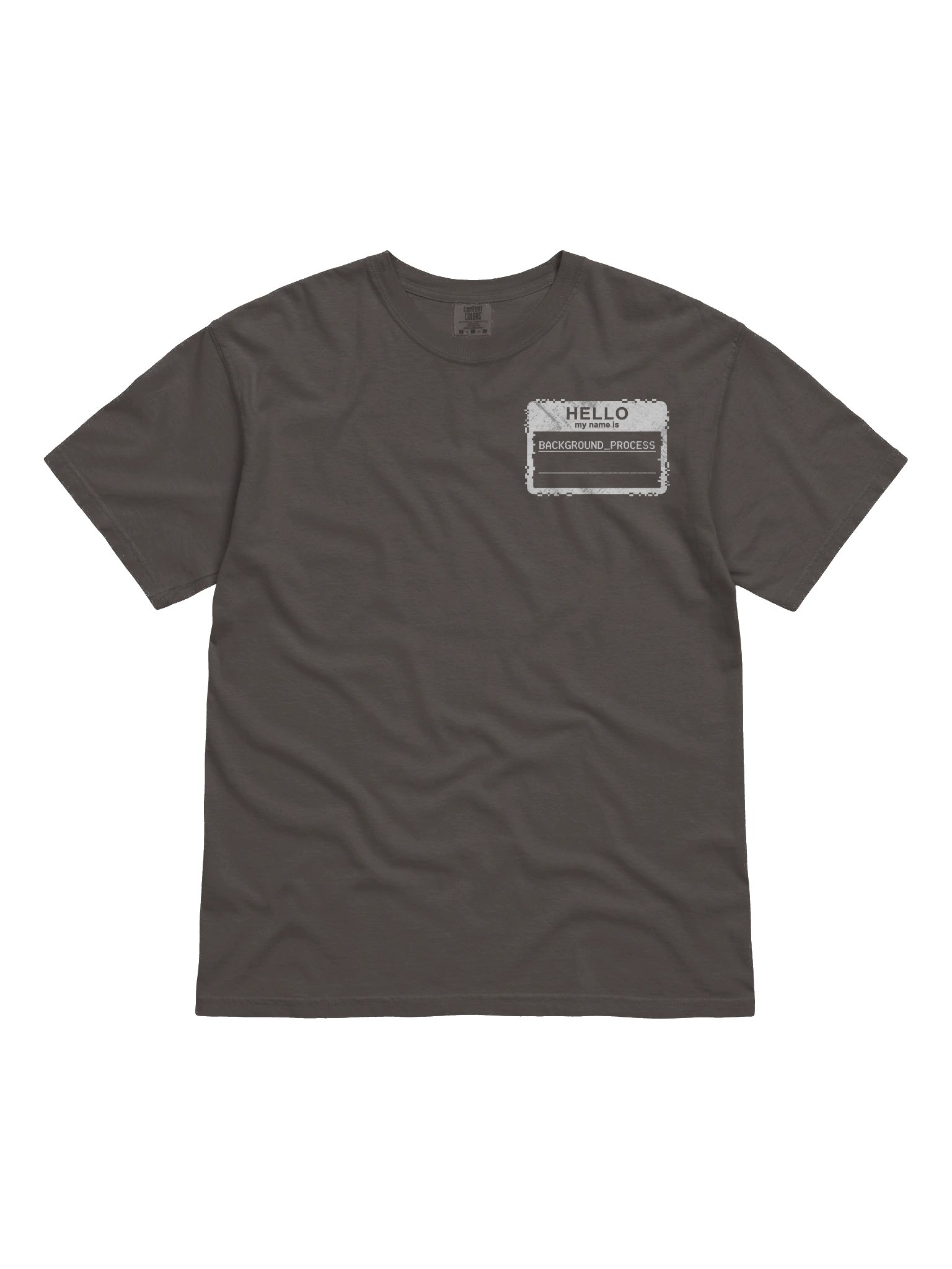 OBJECT 012: NPC_BADGE // DARK_MODE - Simulation Theory NPC Meme Tee product image (1)