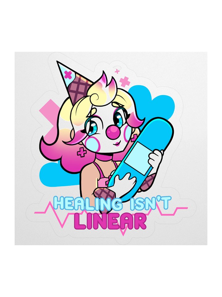 Healing Isn't Linear Sticker product image (1)