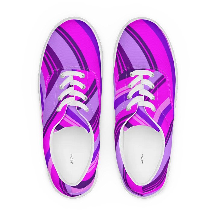 Pink Swirl Lace-Up Shoes product image (1)