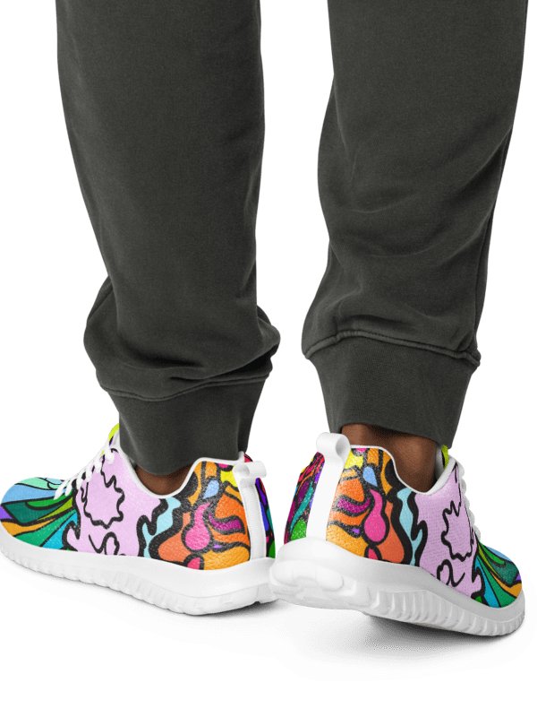Vibrant Fusion Men's Sneakers - Wave at Sunset product image (9)