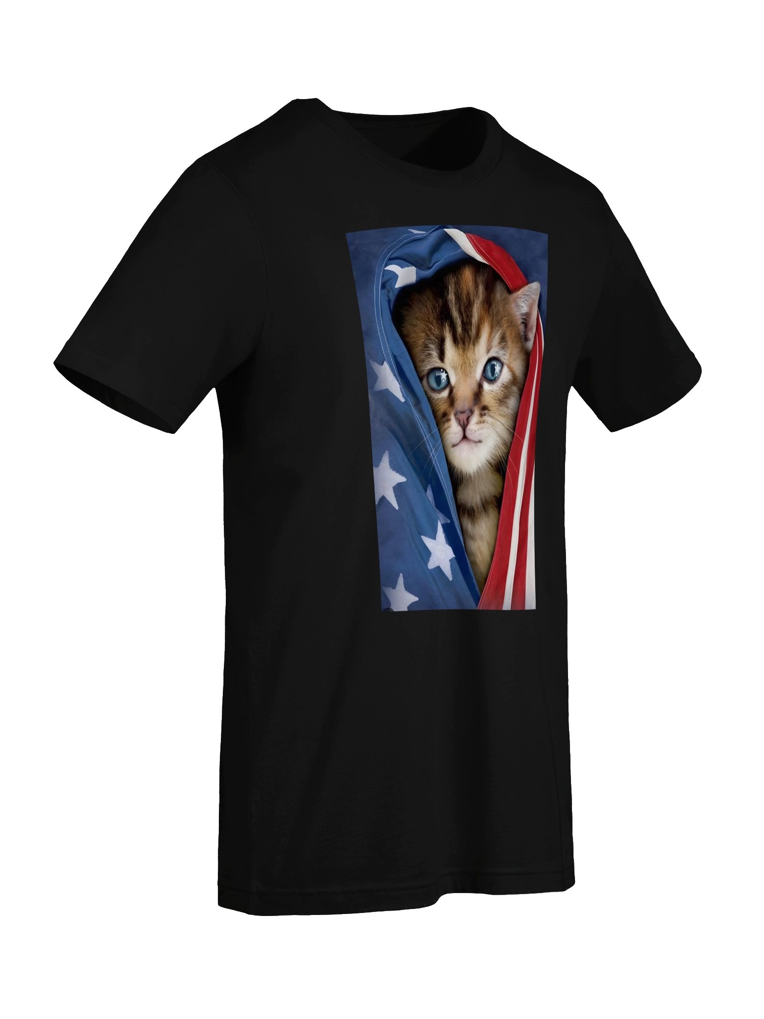 Patriotic Kitten Stars & Stripes Tee product image (69)