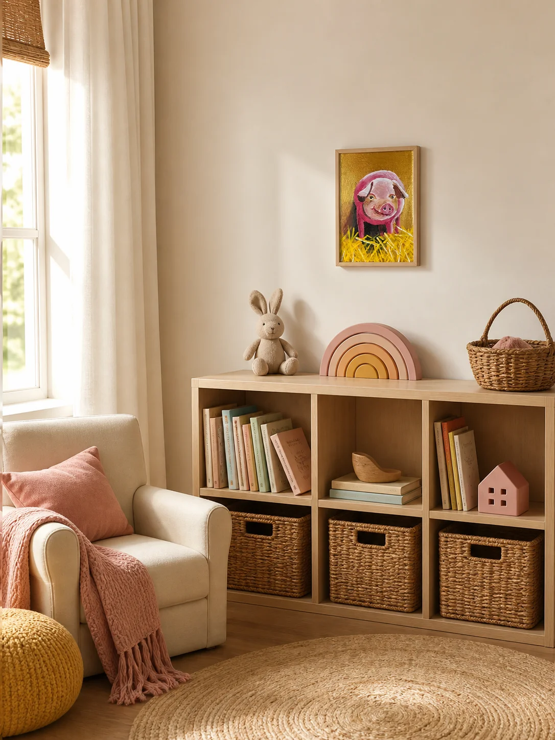Happy Pig – Art Print product image (4)