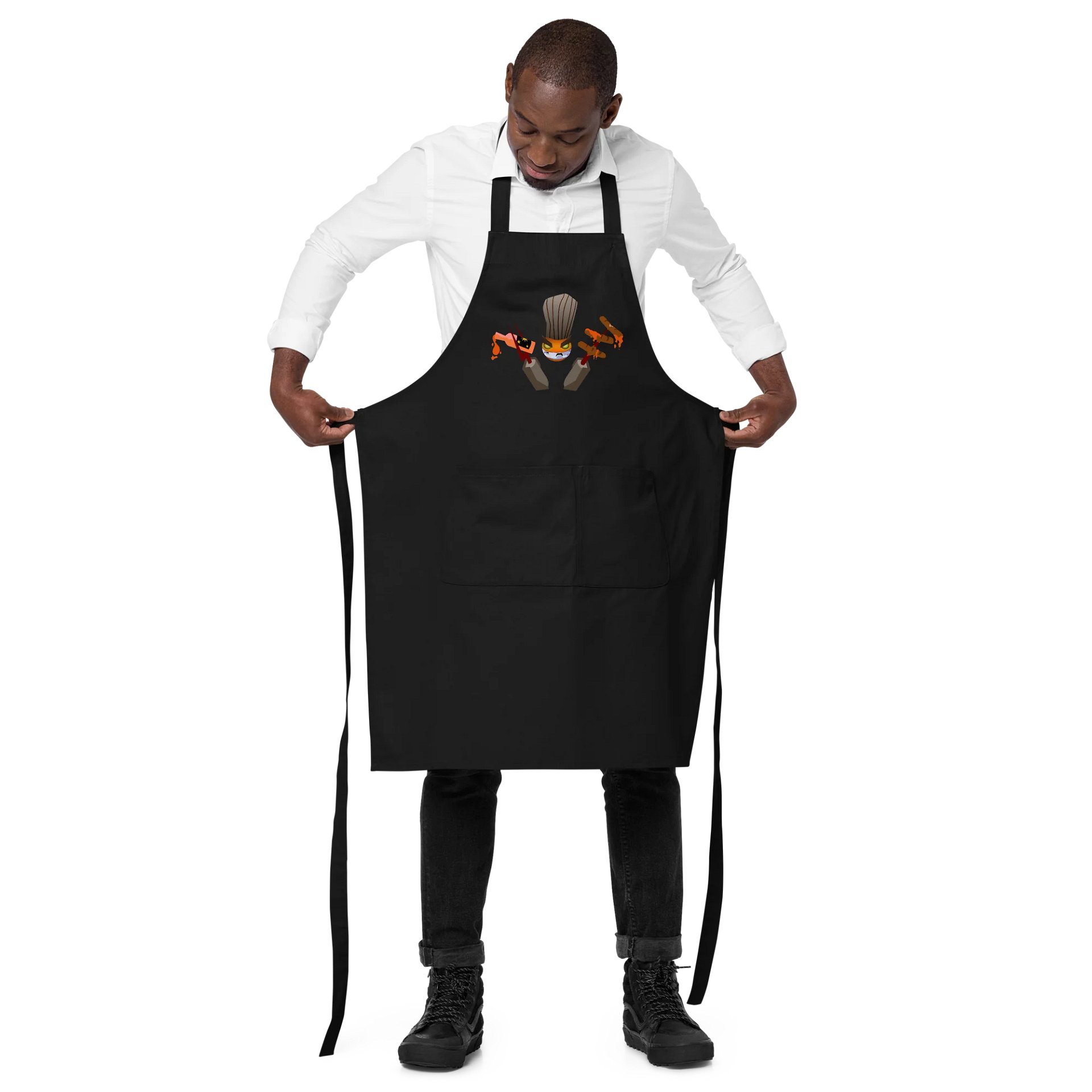 Grill-Bot Cooking Apron (Inspired by Drill X) product image (2)