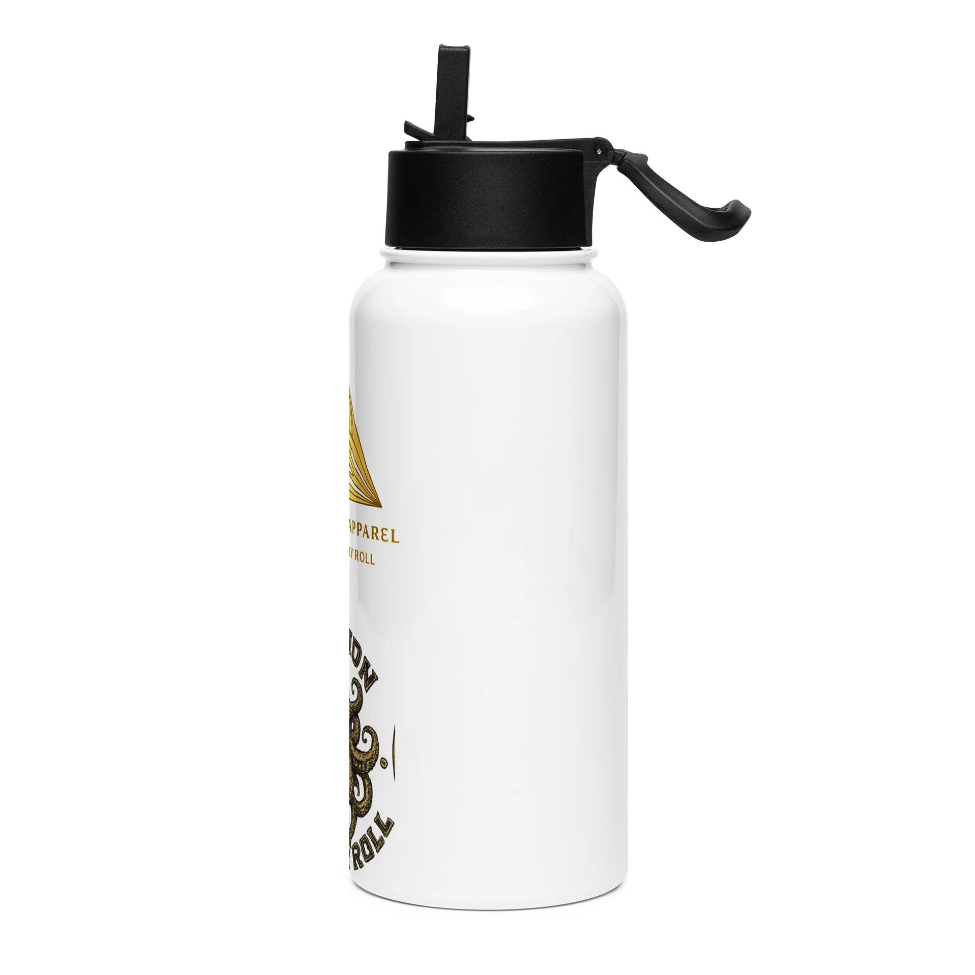Precision bjj, stainless steel water bottle product image (3)