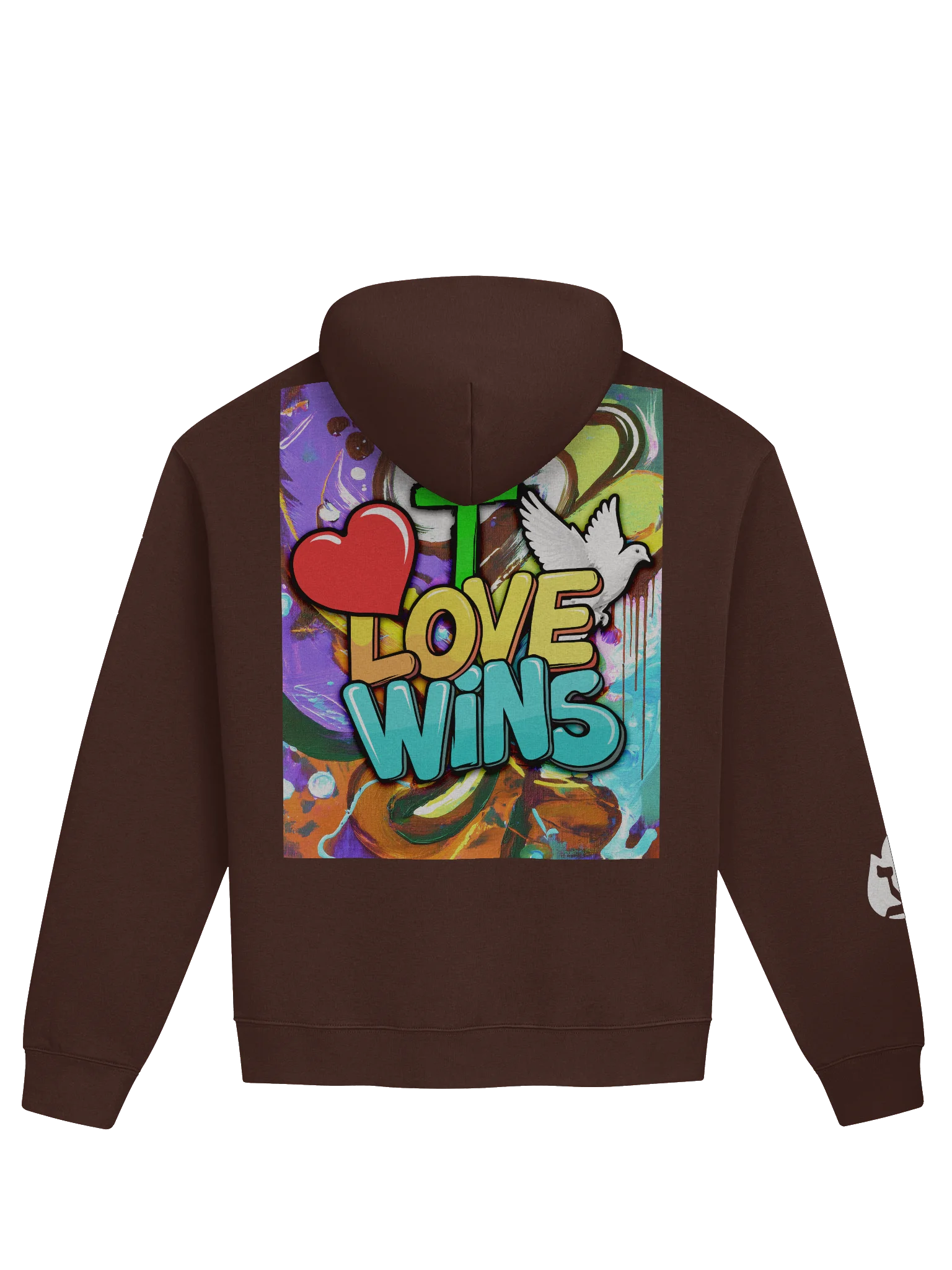 TZADDIK FIRE MINISTRIES OUTREACH MERCH HEAVY HOODIE - LOVE WINS product image (10)