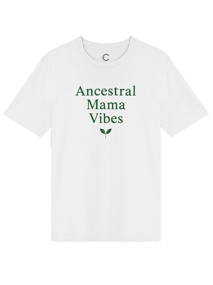 Heritage Goods: "Ancestral Mama Vibes" Organic T-Shirt product image (2)