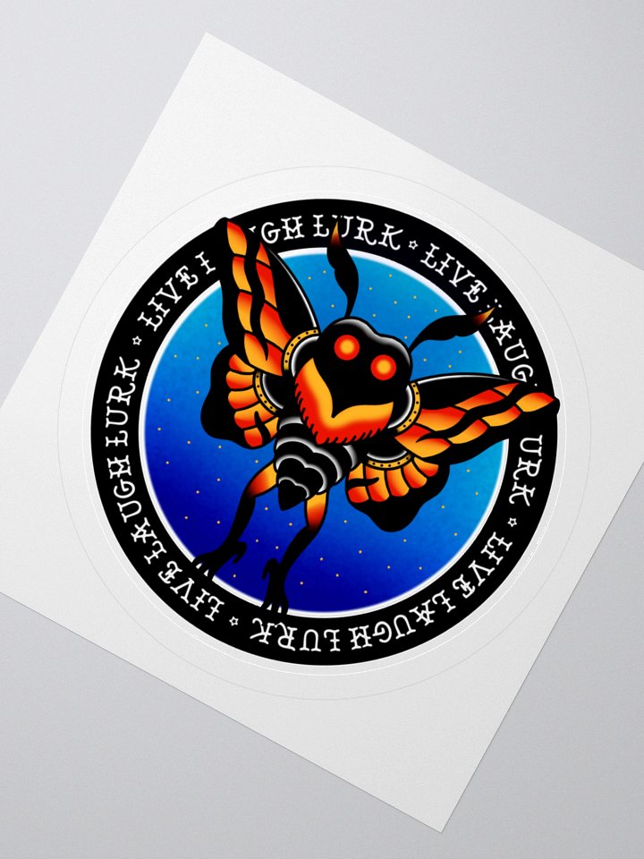 Mothman Live Laugh Lurk Sticker product image (4)