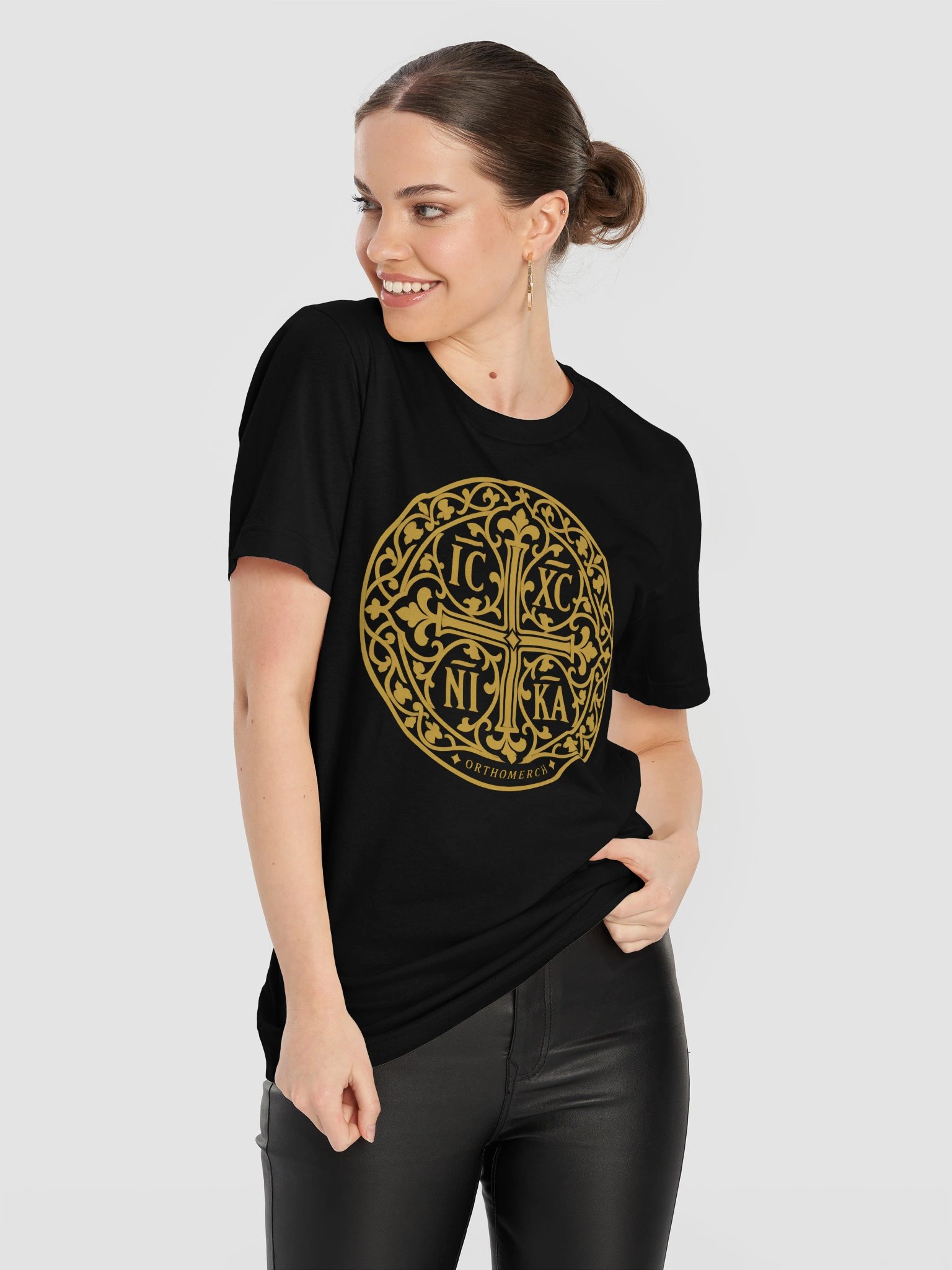 IC XC NIKA — Christ Conquers Orthodox T-Shirt product image (98)