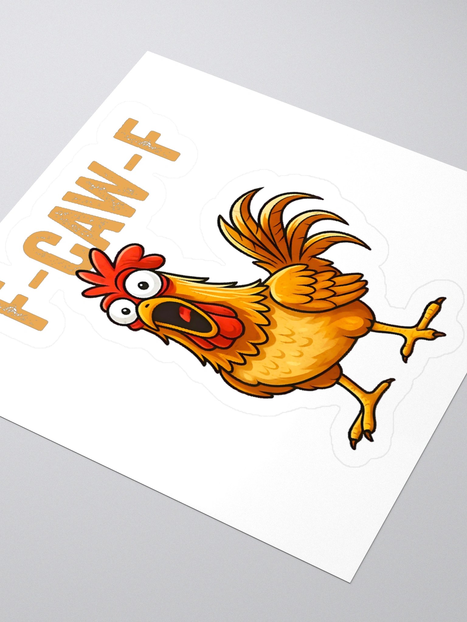 F Caw F Sticker product image (2)