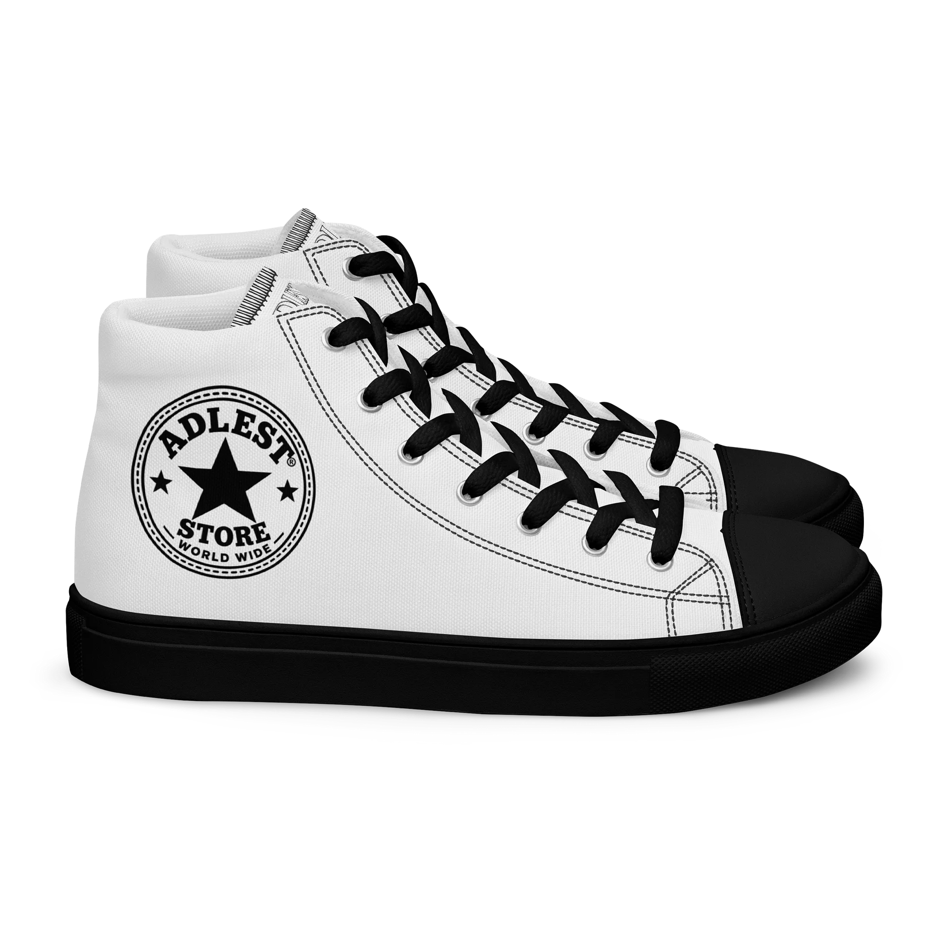 Classic Men’s High Top Canvas Shoes product image (2)