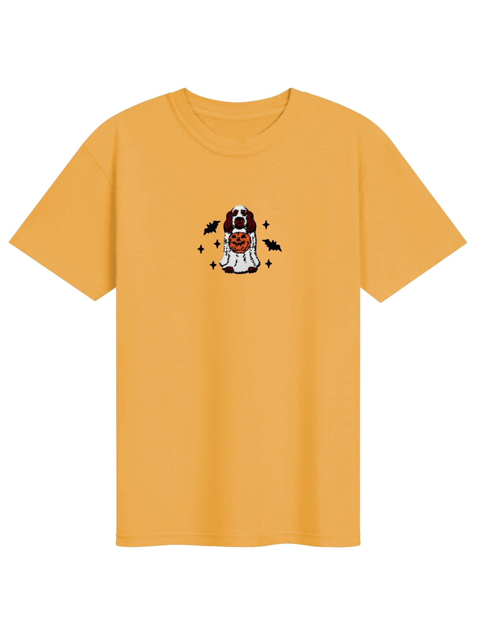 Halloween English Cocker Spaniel(Liver) Embroidered T-Shirt product image (4)