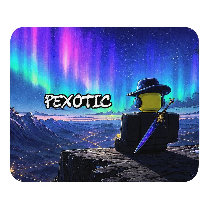 Pexotic Aurora Background Mouse Pad product image (1)