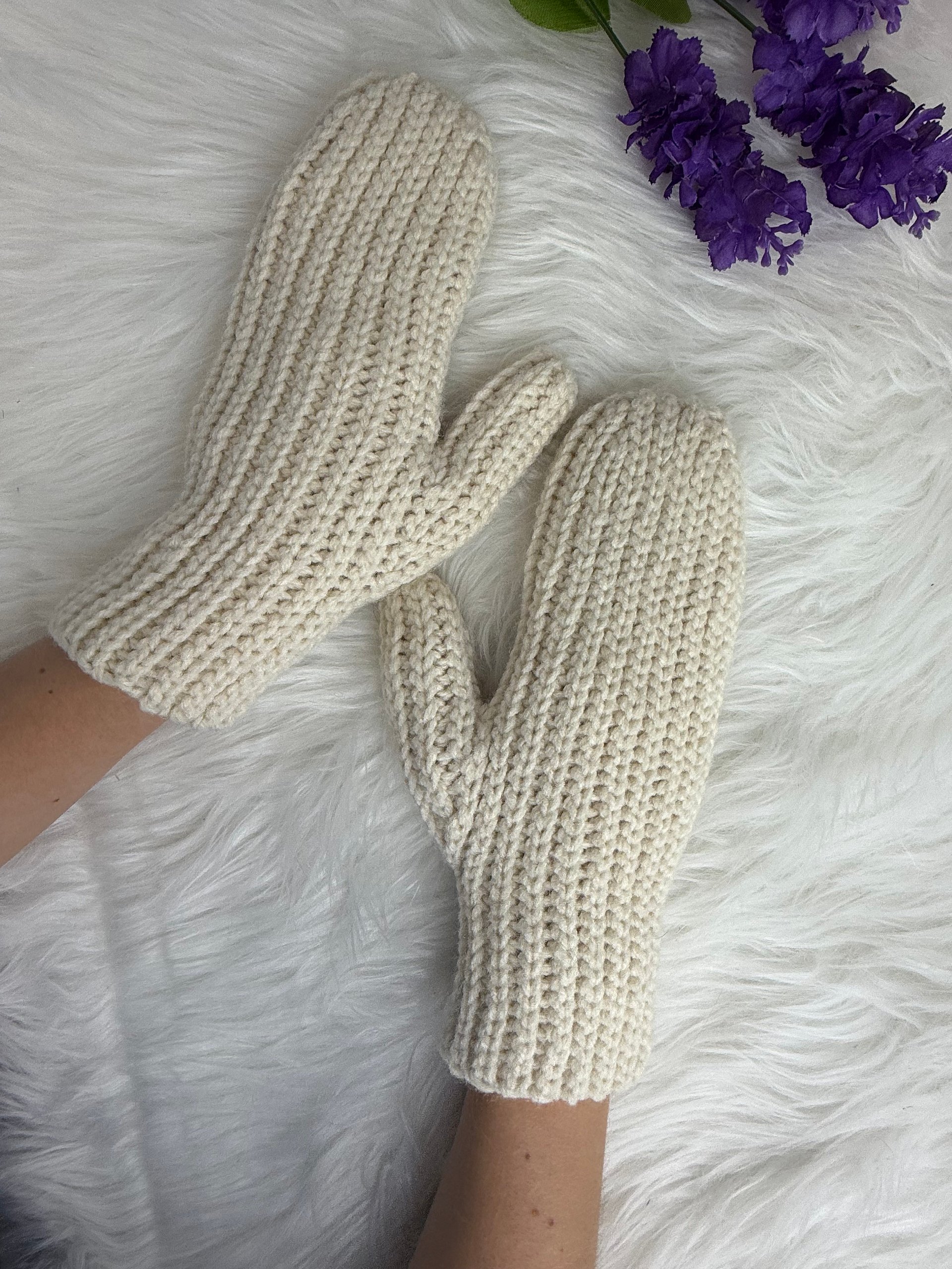 Crochet Couple-Style Mittens Pattern product image (1)