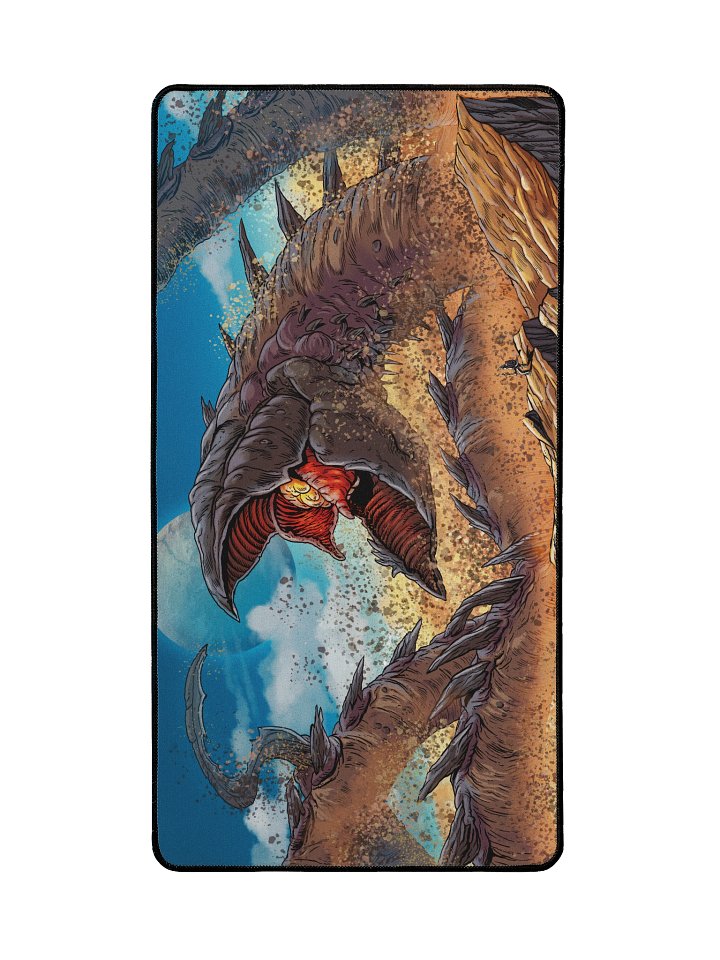 'Wurm' Hand Drawn Playmat by DarkSideTokens! product image (2)