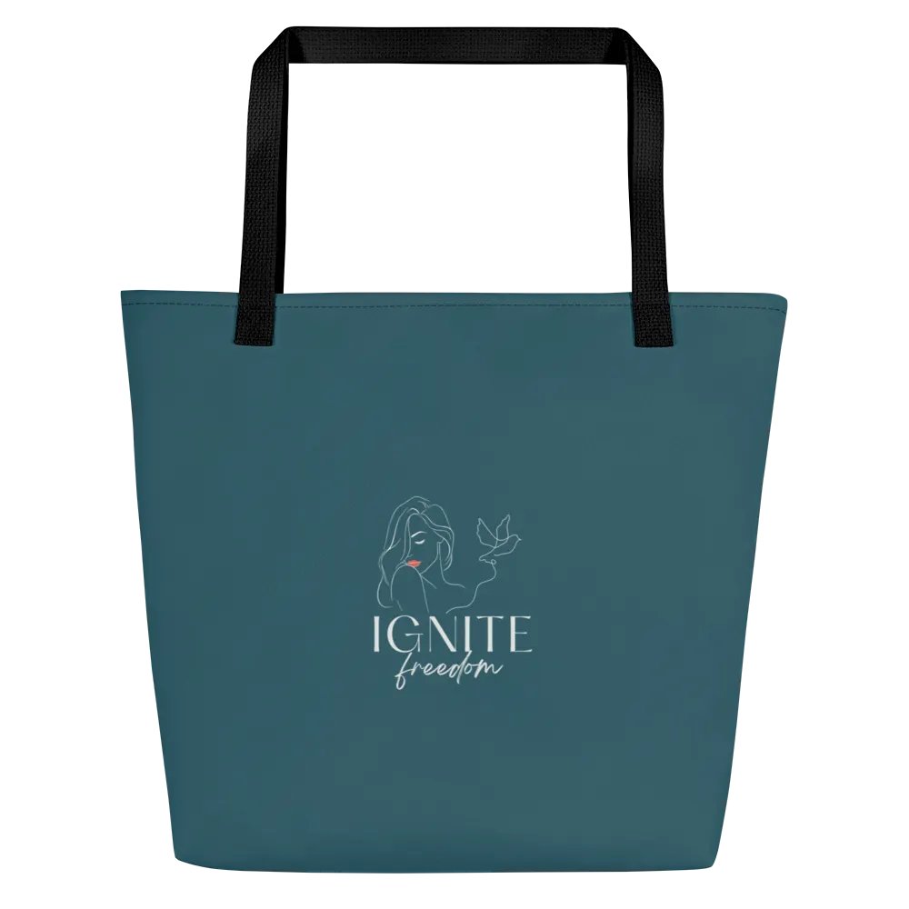 Large Tote Bag w/ Pocket LTFB0119 product image (1)
