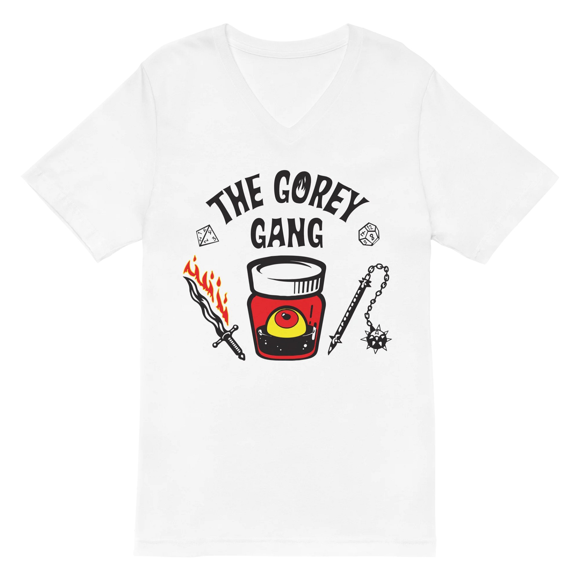 DnD Gang - Bella+Canvas Short Sleeve V-Neck Jersey T-Shirt product image (8)