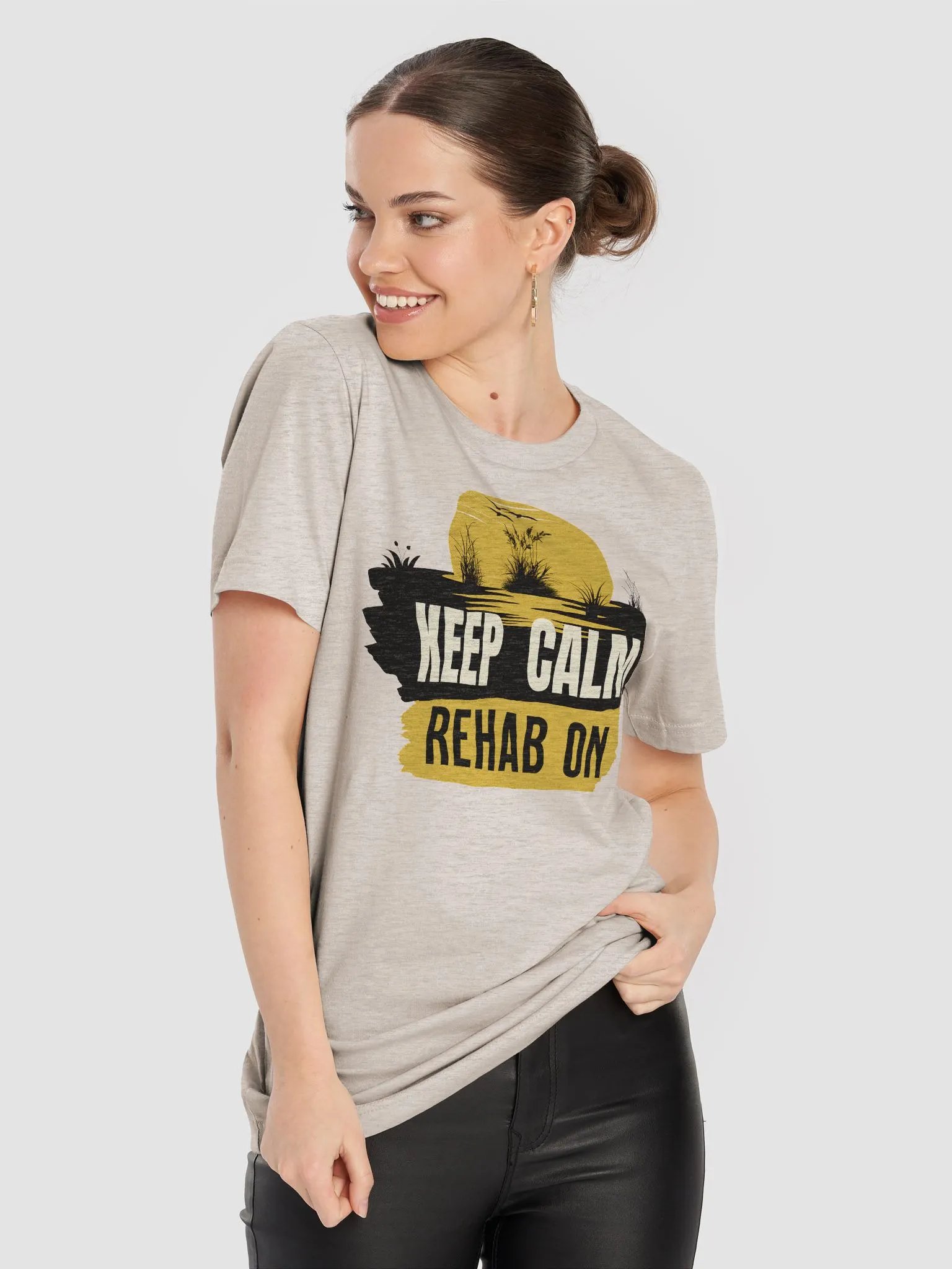 Keep Calm, Rehab On T-Shirt, Vet Nurse Gift, Animal Rehab Shirt, Wildlife Vet Gift, Wildlife Rehabber T-shirt product image (5)
