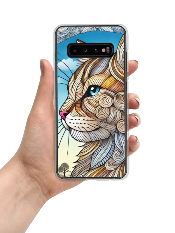 Whimsical Cat Dreams Samsung® Case | AI Design cat product image (7)