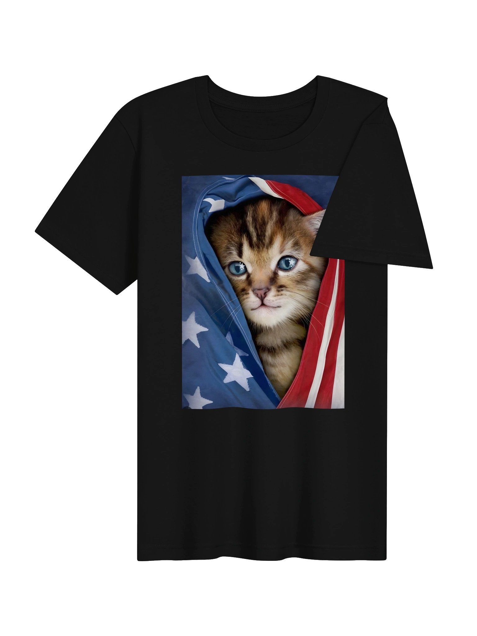 Patriotic Kitten Stars & Stripes Tee product image (34)