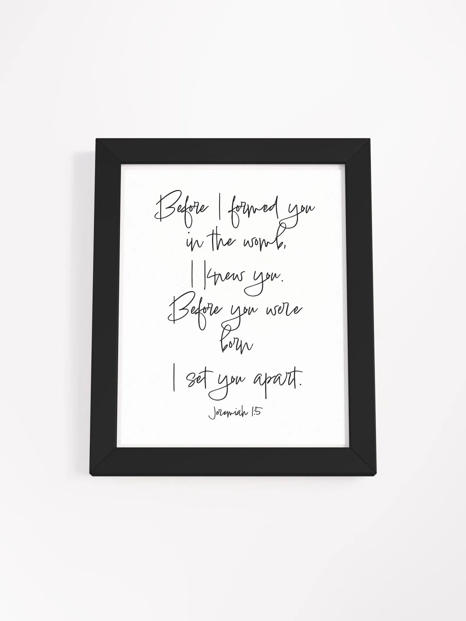 Before I Formed You in the Womb - Framed product image (3)